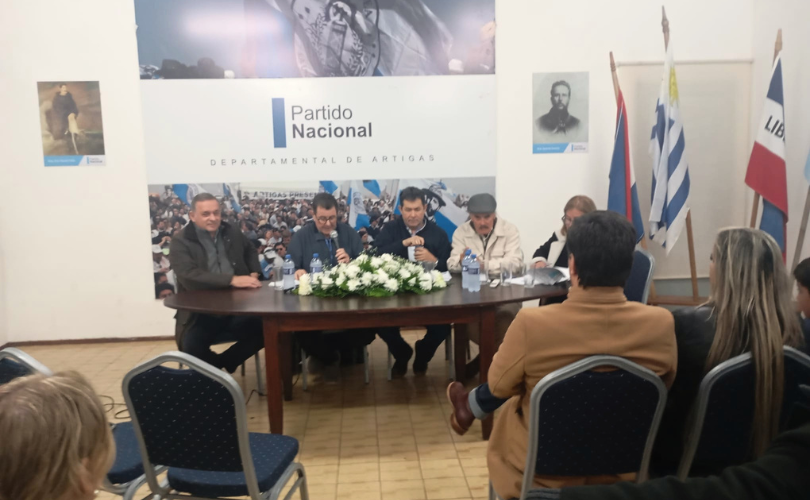 Jorge Dos Santos fue reelecto como presidente de la Comisión Departamental del Partido Nacional en Artigas