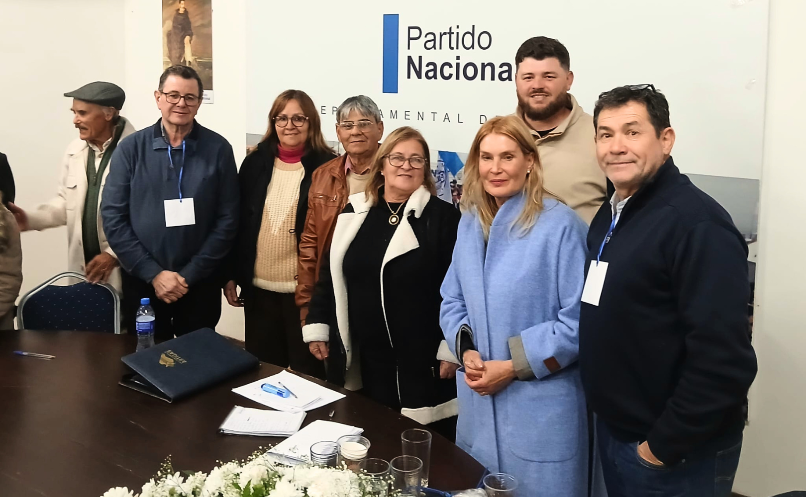 Jorge Dos Santos fue reelecto como presidente de la Comisión Departamental del Partido Nacional en Artigas